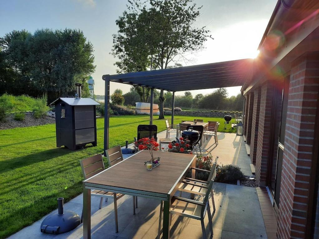 Ferienwohnung Sonnenaufgangsgenuss Harriersand Schwanewede Экстерьер фото